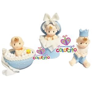 Baby shower - Niños en cerámica al frio