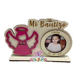 Bautizo - Porta retrato trupan angelita