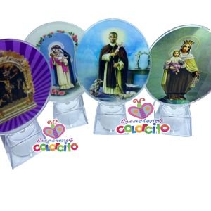 Misa de honras - Velas led Circular diseño santos