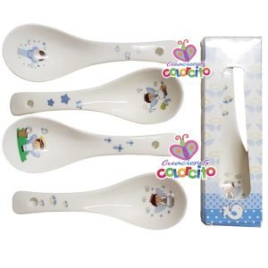 Bautizo - Cuchara de loza diseño niño