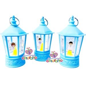 Bautizo - Farol celeste diseño niño variados
