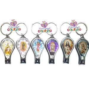 Misa de Honras - Llavero corta uñas diseño santos variados