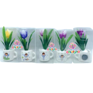Bautizo - Tulipanes imantados diseño niños variados
