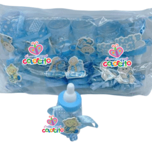 Baby shower -  Biberon diseño variados dije celeste #002