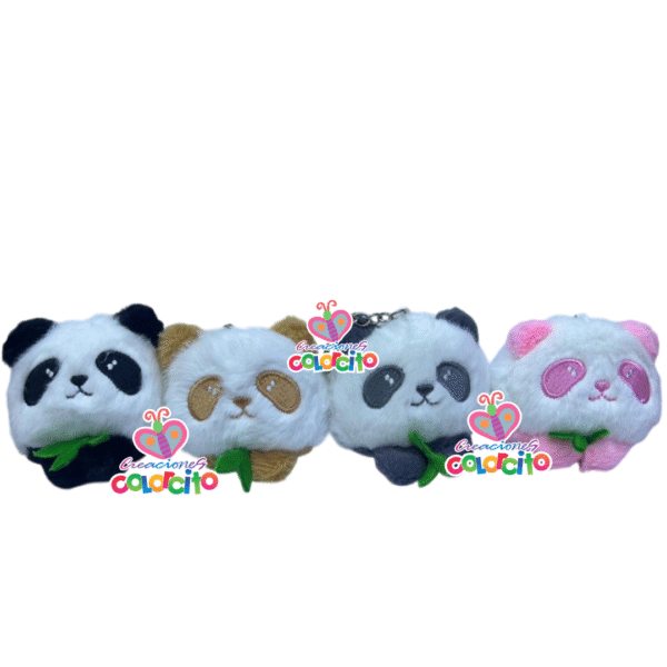 Sorpresas infantiles - Llavero peluche Panda con planta