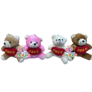 Sorpresas infantiles - Llavero peluche Oso Corazon Para ti