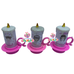 Bautizo - Lampara rosado diseños varios led