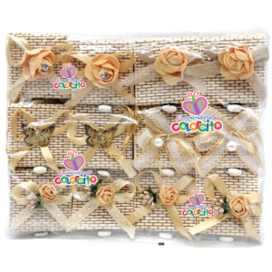 Boda - Mini cofre rustico con diseños variados