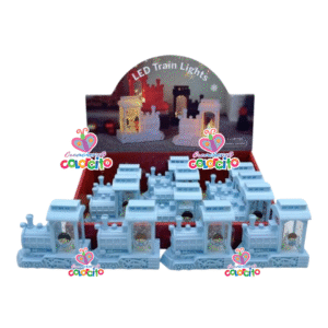 Bautizo - Lampara led tren celeste