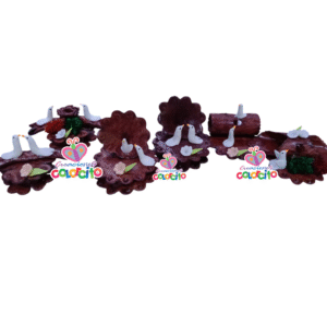 Boda - Diseño varios en cerámica al frio con palomitas