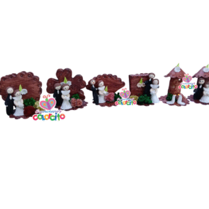 Boda - Novios diseño varios en cerámica al frio