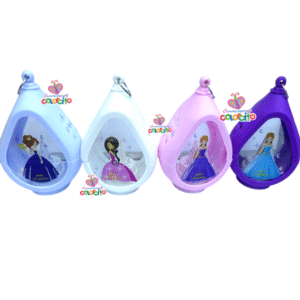 Quince años - Lampara diseño gota colores adhesivo princesas