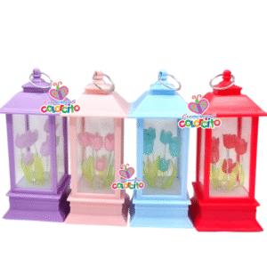 Quince años - Lampara diseño adhesivo tulipanes