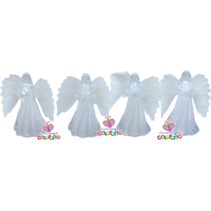 Bautizo - Ángel de cristal luz led
