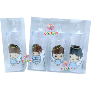 Bautizo - Velas led diseño angelitos variados