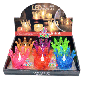 Quinceaños - Vela led coronita colores
