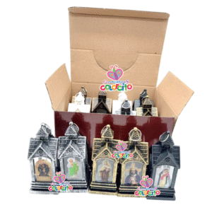 Misa de honras - Lampara led catedral diseño santos variados