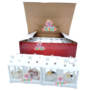 Boda - Lámpara casa estrella blanco diseño de novios