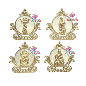 Misa de honras - Dijes dorados de santos variados