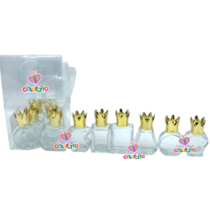 Quince años - Botellas con tapón dorado corona