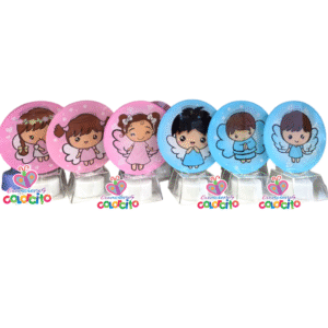 Bautizo - Lamparita circular diseños variados