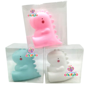 Baby Shower – Lamparita dinosaurio de colores