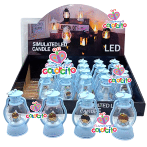 Bautizo - Lámpara lamparín celeste diseño varios
