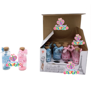 Baby Shower - Botella diseño con dije chupón